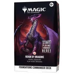 Commander Deck - Foundations Starter: Reign of Dragons - Magic The Gathering TCG