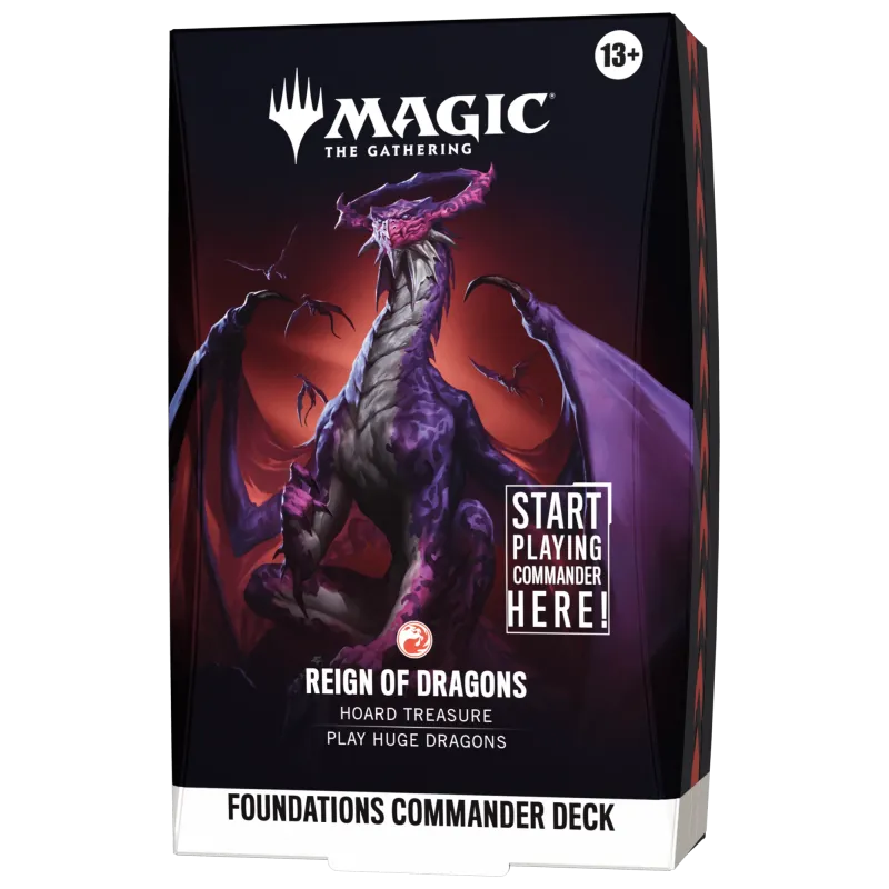 Commander Deck - Foundations Starter: Reign of Dragons - Magic The Gathering TCG