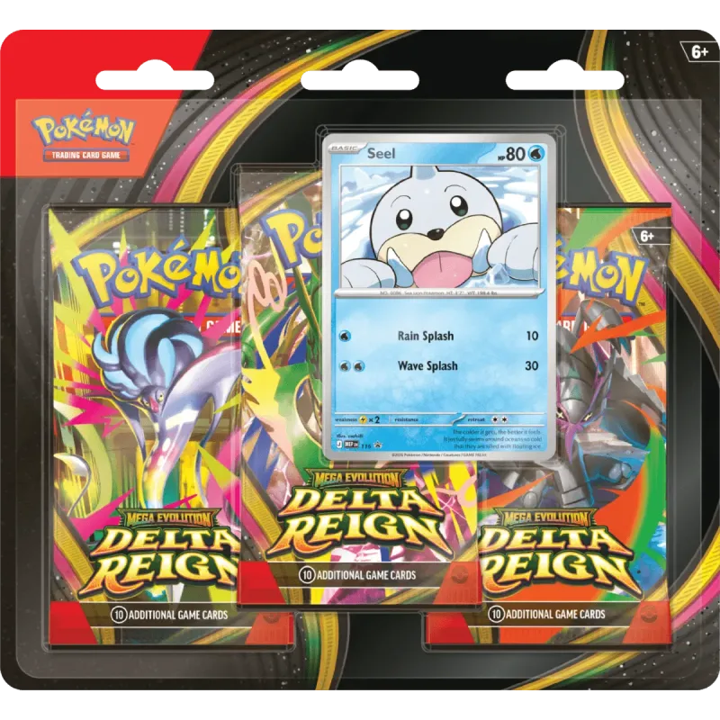 3-Pack Blister - Delta Reign - Pokémon TCG: Mega Evolution