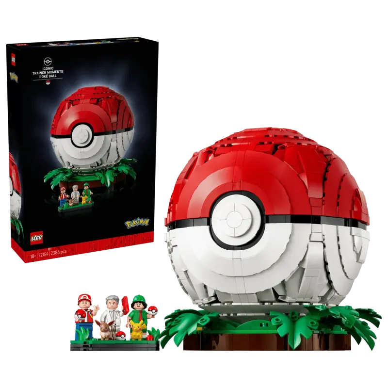 LEGO® Pokemon - Kultowy Pokéball z Trenerami